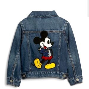 Gap Factory Toddler Kid's Mickey Mouse Jean Jacket